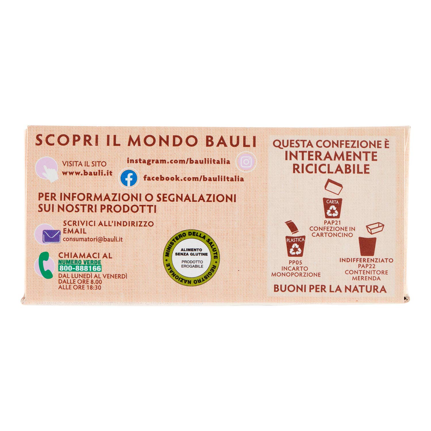 bauli-plumcake-senza-glutine-al-cioccolato-4pz-130g image 8