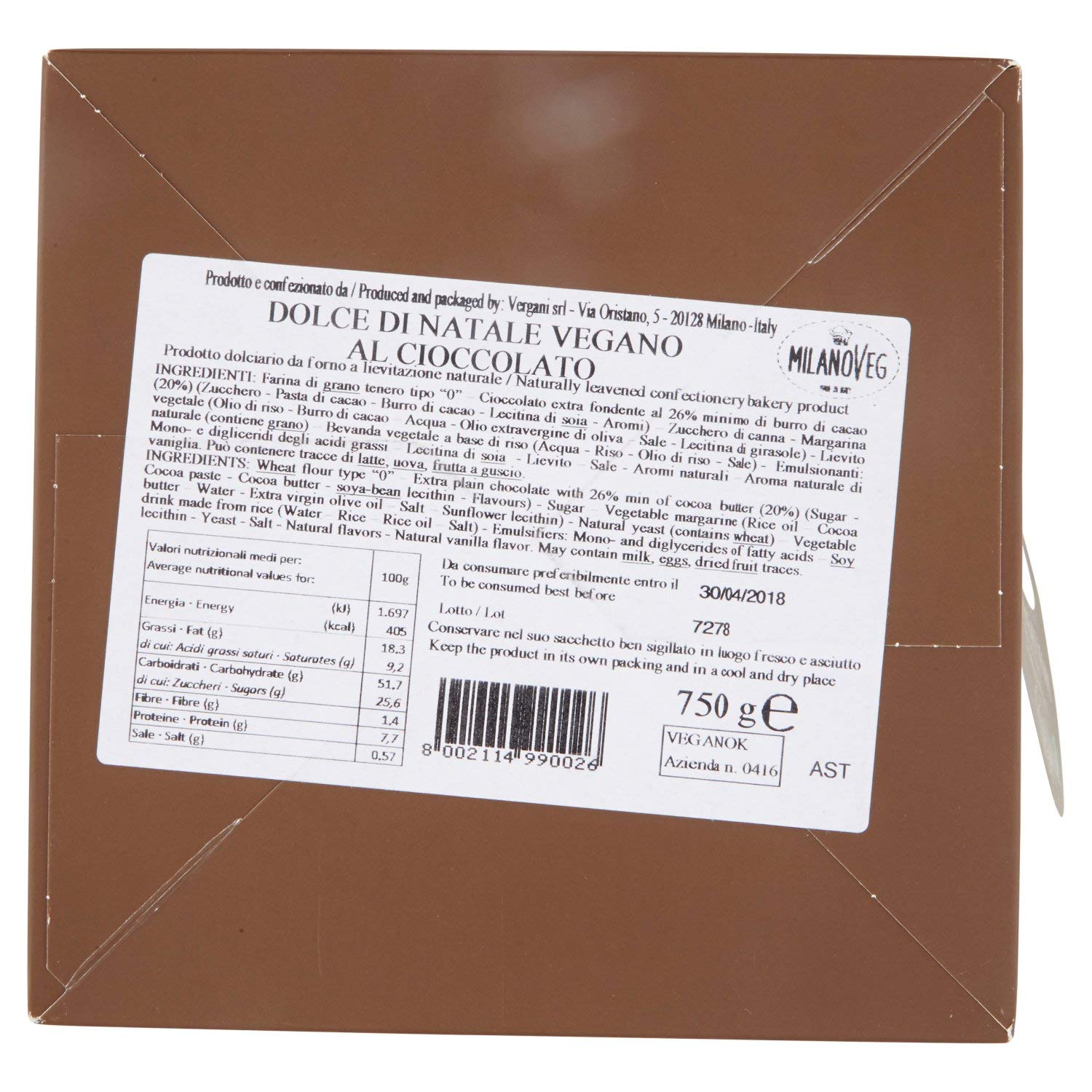 vergani-milanoveg-dolce-di-natale-vegano-con-gocce-di-cioccolato-fondente-750g image 6