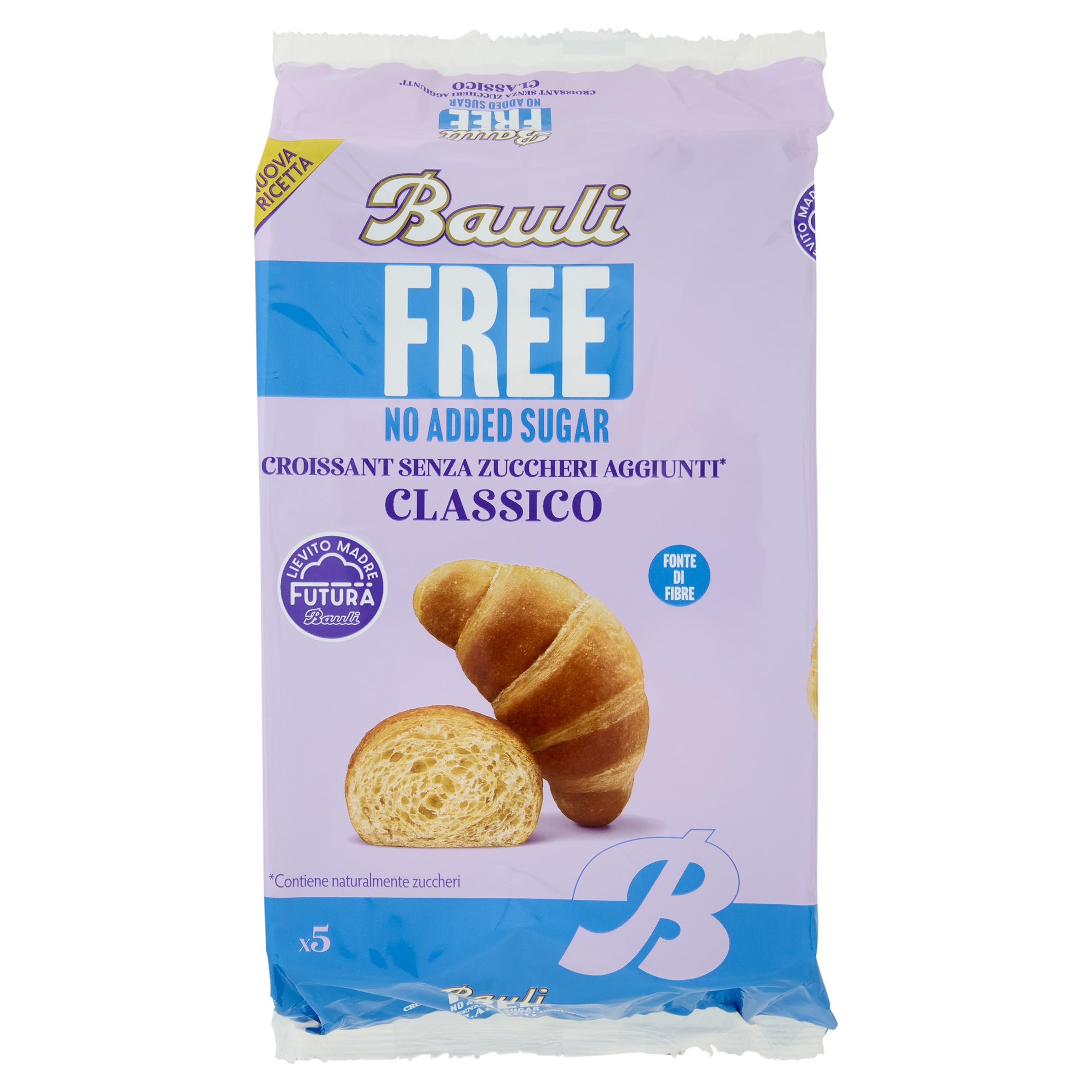 bauli-free-croissant-senza-zuccheri-aggiunti-5pz-185g image 1