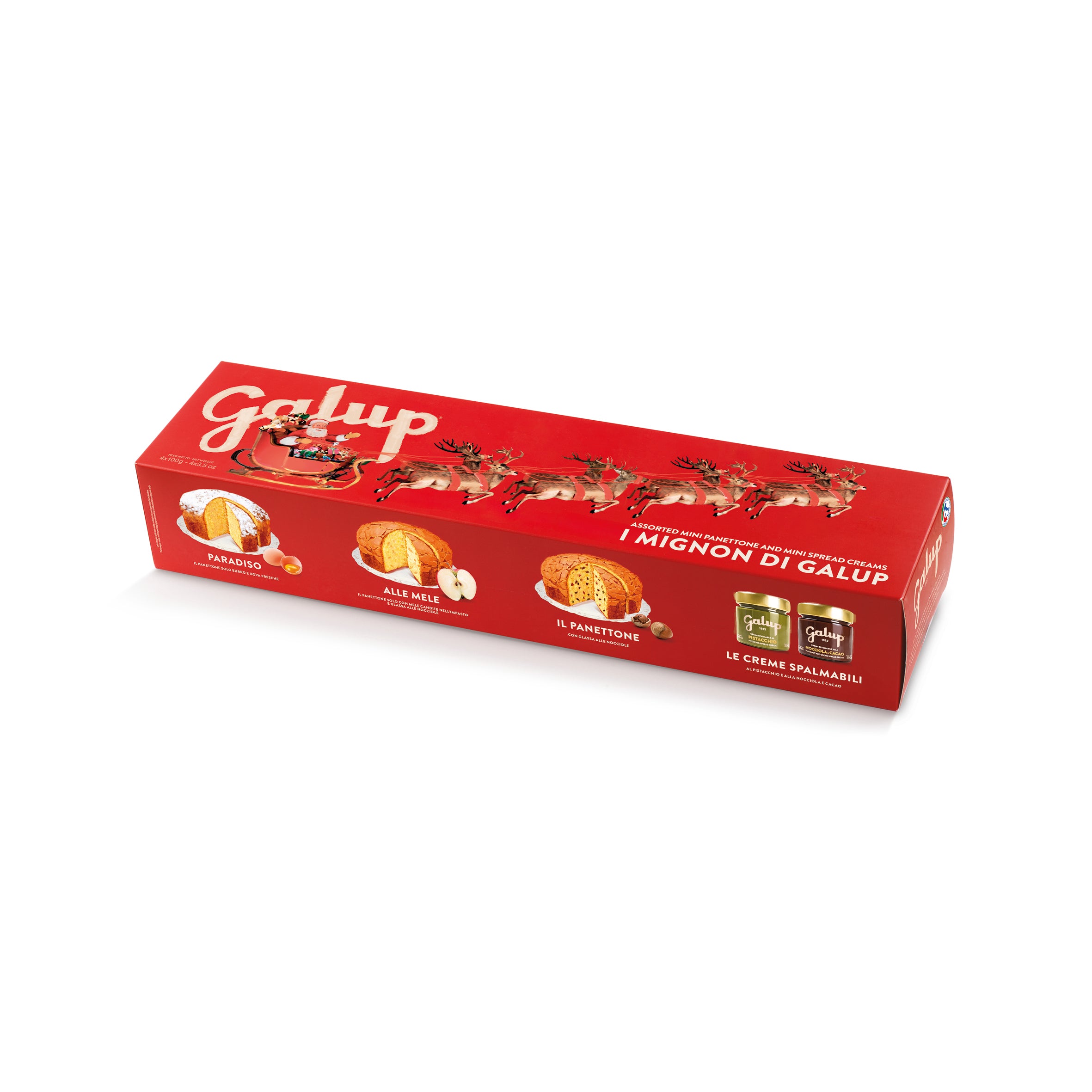 galup-3-panettoncini-mignon-100g-2-creme-spalmabili-80g image 1