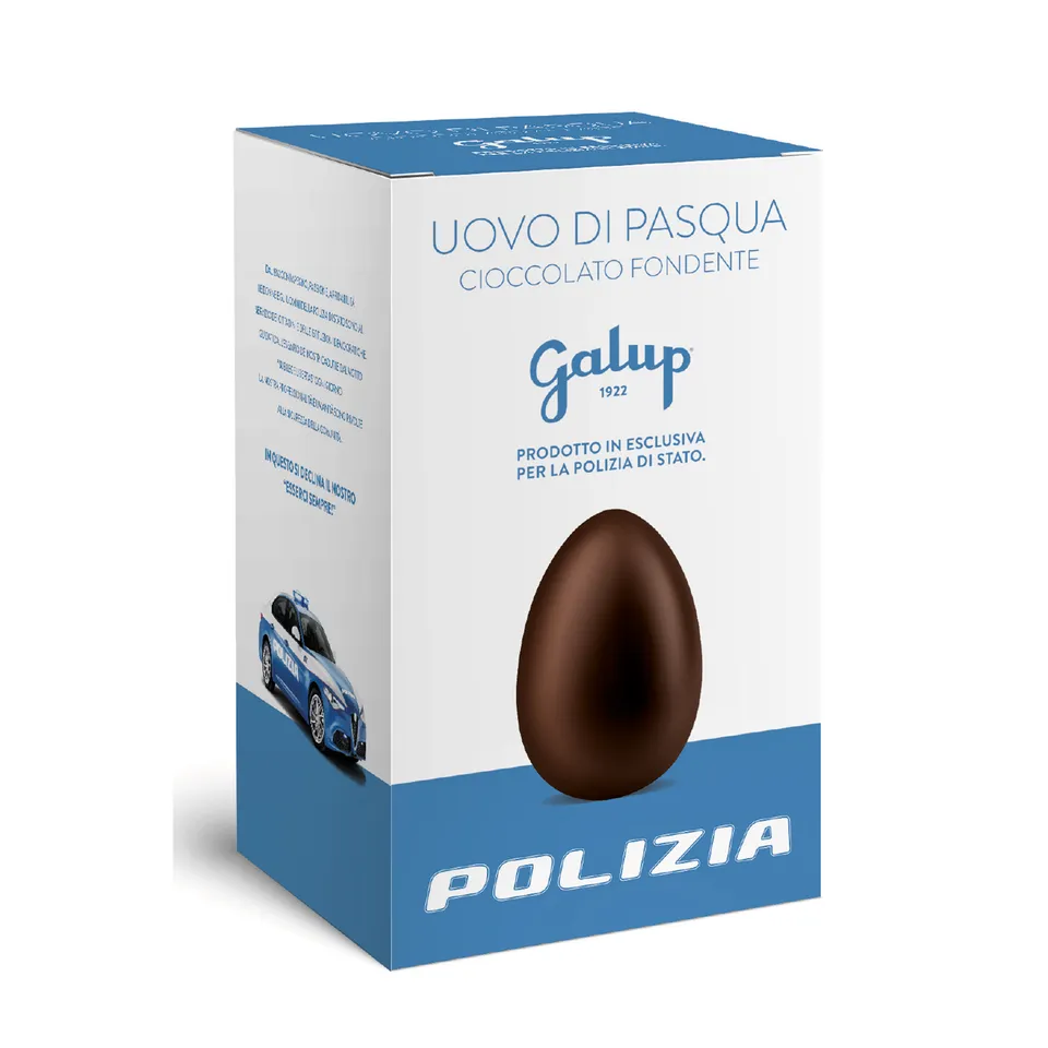 galup-uovo-di-pasqua-polizia-di-stato-fondente-300g image 1