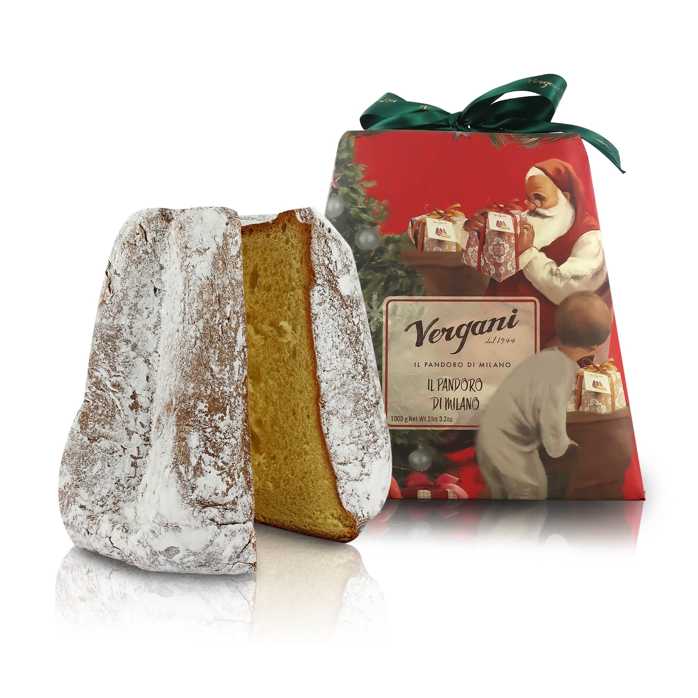 vergani-pandoro-classico-carta-babbo-natale-1-kg image 1