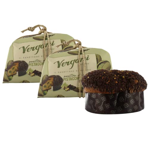 vergani-panettone-pistacchio-cioccolato-750g-gourmet-2-pezzi image 2