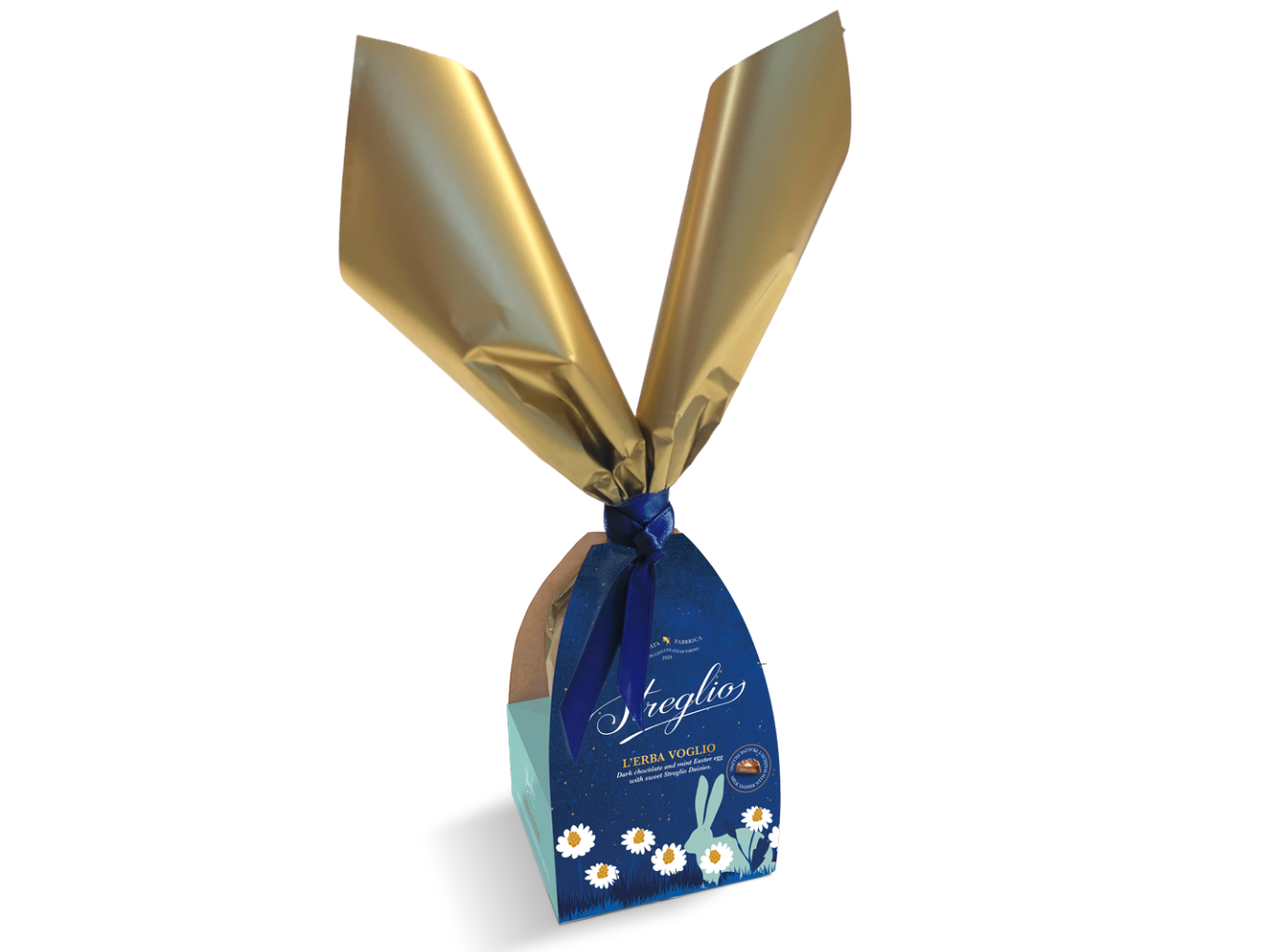 galup-streglio-l-erba-voglio-fondente-e-menta-300g-uovo-pasqua-con-margherite image 1