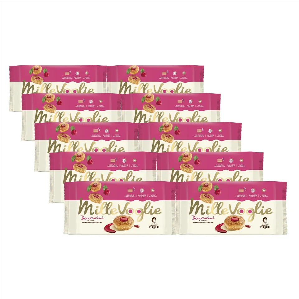matilde-vicenzi-bocconcini-di-pasta-sfoglia-al-lampone-10x90g-900g image 1