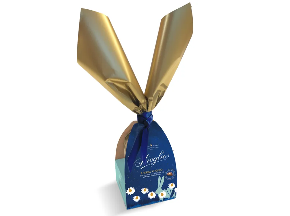 galup-streglio-l-erba-voglio-fondente-e-menta-300g-uovo-pasqua-con-margherite image 1