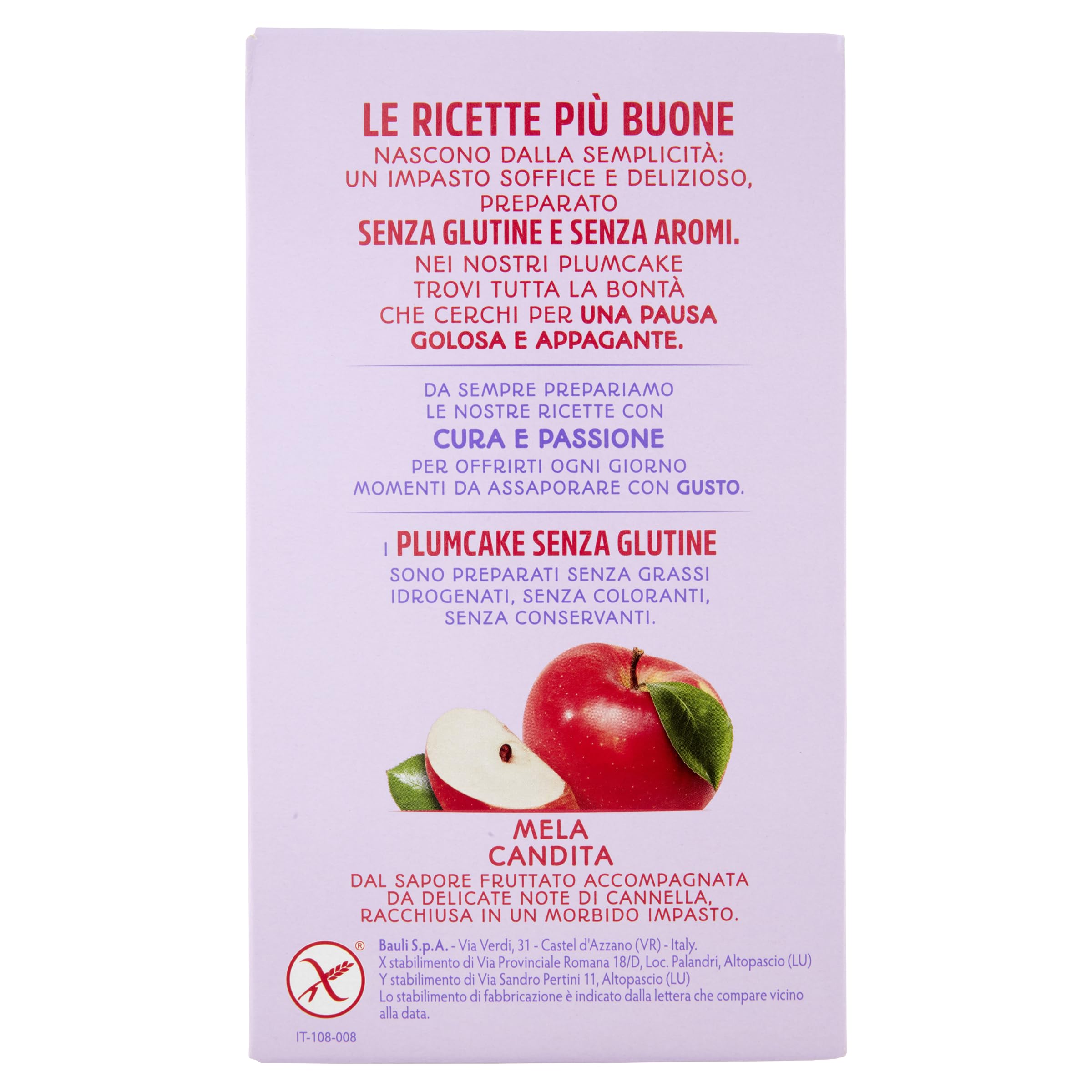 bauli-plumcake-senza-glutine-alla-mela-130-g image 3