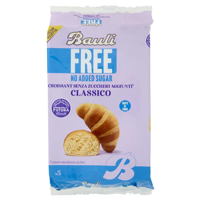 bauli-free-croissant-senza-zuccheri-aggiunti-5pz-185g image 1
