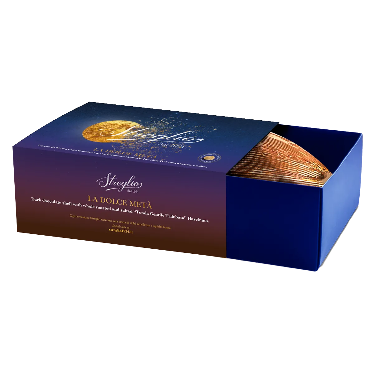 galup-la-dolce-met-streglio-fondente-con-nocciole-intere-350g image 1