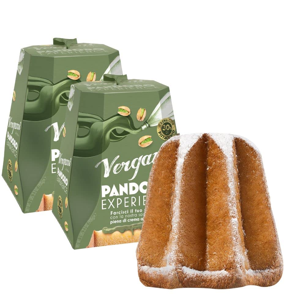 vergani-pandoro-classico-crema-pistacchio-700g-experience-2-pezzi image 1