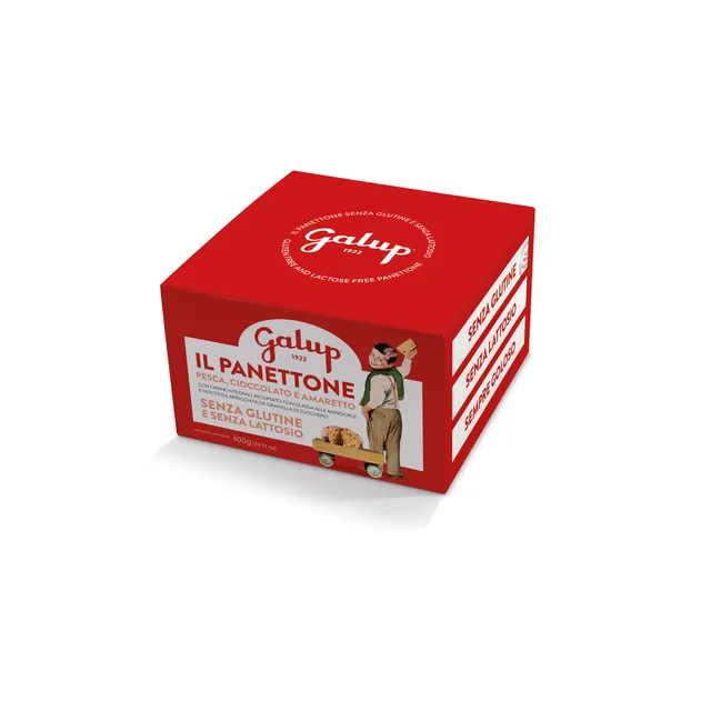 galup-pandoro-pesca-cioccolato-amaretto-senza-glutine-400g image 1