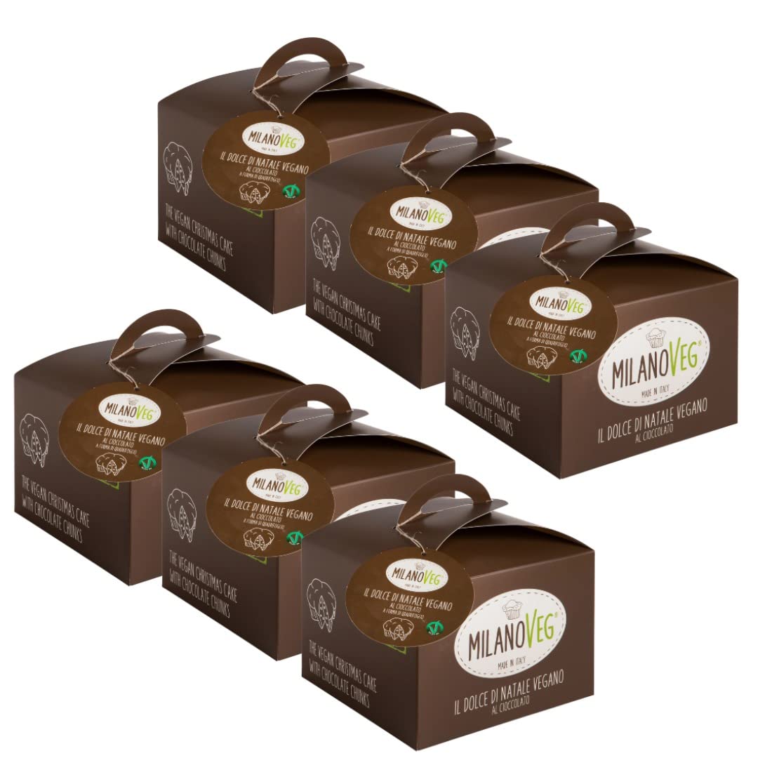 vergani-dolce-di-natale-vegano-cioccolato-milanoveg-750g-6-pezzi image 1
