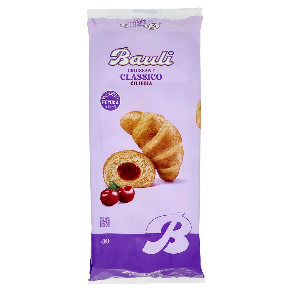 bauli-croissant-alla-ciliegia-10-pezzi-500g image 1