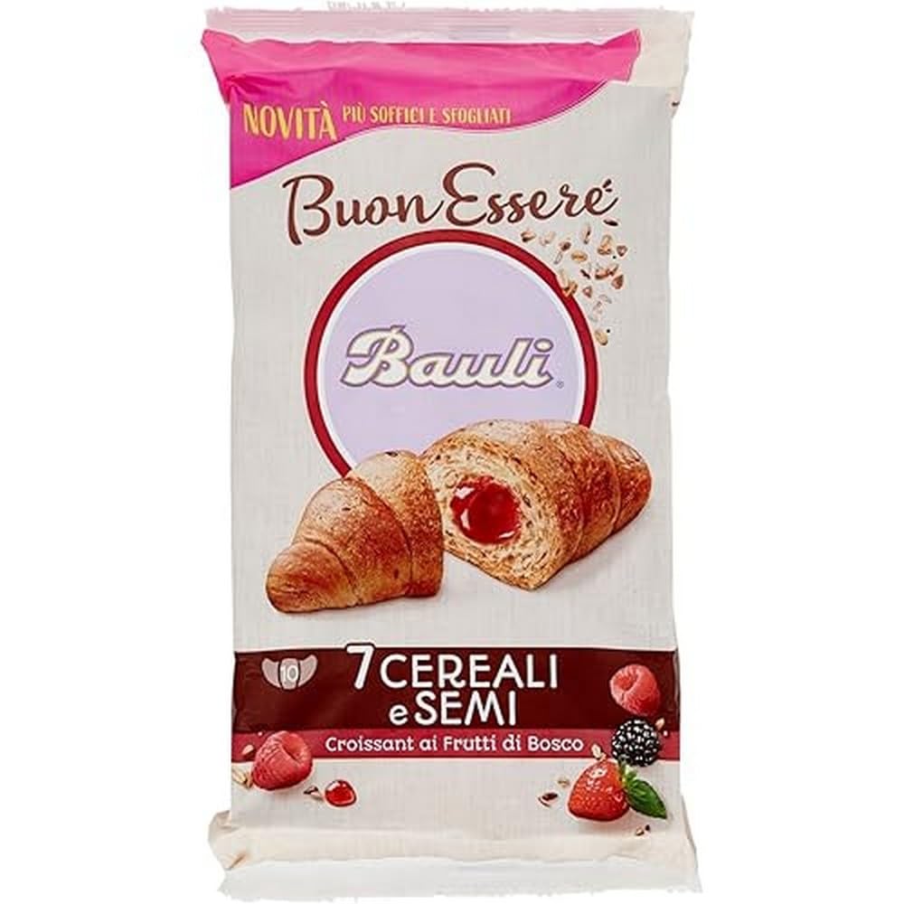 bauli-croissant-7-cereali-e-semi-frutti-di-bosco-10-pezzi-450-g image 1
