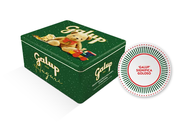 galup-panettone-classico-gran-galup-750g-in-latta-con-piatto-porcellana image 1